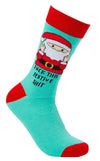 URBAN ECCENTRIC Unisex SANTA With MIDDLE FINGERS Christmas Socks ‘FUCK THIS FESTIVE SHIT’ - Novelty Socks And Slippers