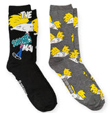 HEY ARNOLD Men’s 2 Pair Of Socks ‘THE SHORT MAN’ NICKELODEON - Novelty Socks And Slippers