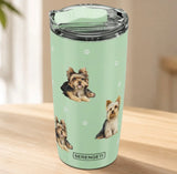 Dog & Cat Stainless Steel Ultimate 20 Oz. Hot & Cold Travel Mug Tumbler By E&S Pets (Choose From 40+ BREEDS)