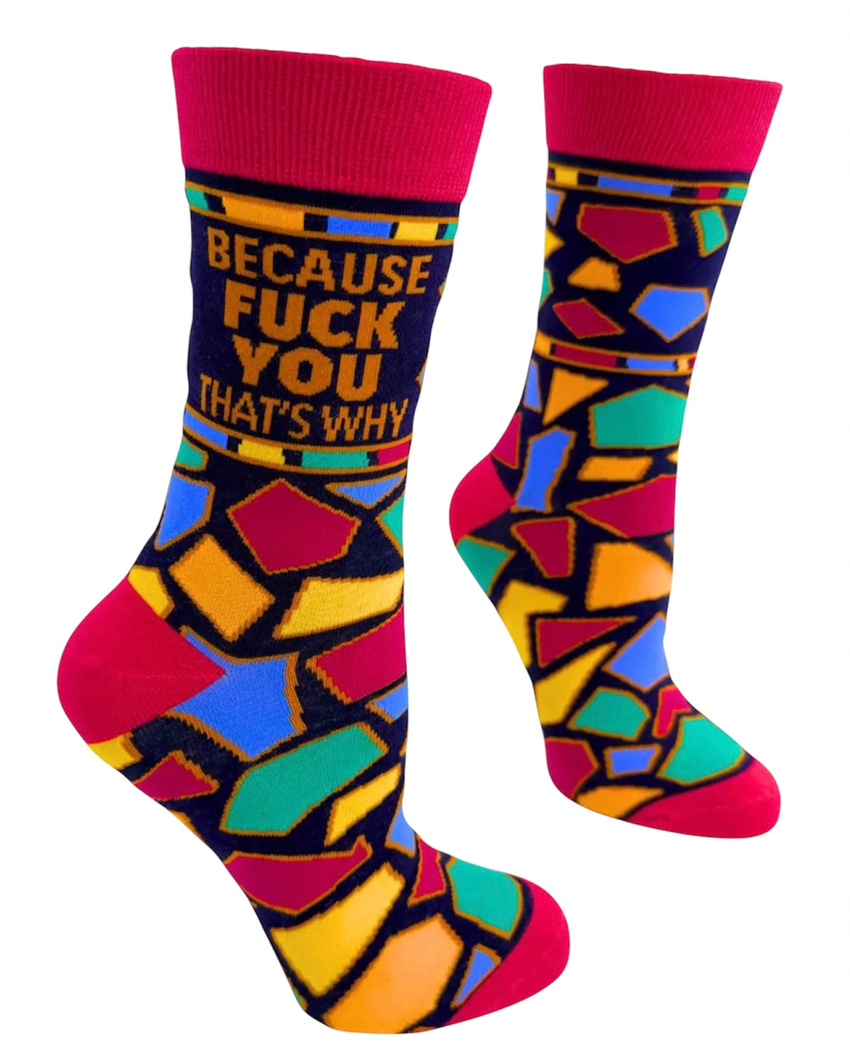 BECAUSE FUCK YOU THAT’S WHY Ladies Socks Fabdaz Brand