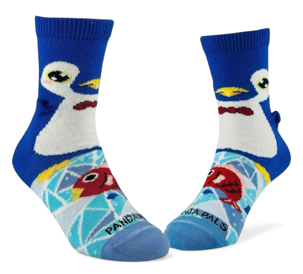 CUTE PENGUIN Kids Unisex Socks (Choose Size) Sock Panda Brand - Novelty Socks And Slippers