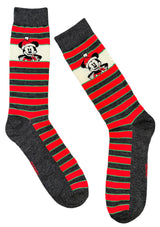 Disney Men's MICKEY MOUSE CHRISTMAS Socks - Novelty Socks And Slippers