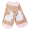 WHITE EASTER BUNNY Cozy Unisex Infant Crew Socks WORLD’S SOFTEST SOCKS Brand - Novelty Socks And Slippers