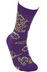 100% THAT WITCH Unisex Halloween Socks Primitives By Kathy - Novelty Socks And Slippers
