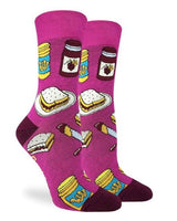 PEANUT BUTTER & JELLY Ladies Socks GOOD LUCK SOCK Brand