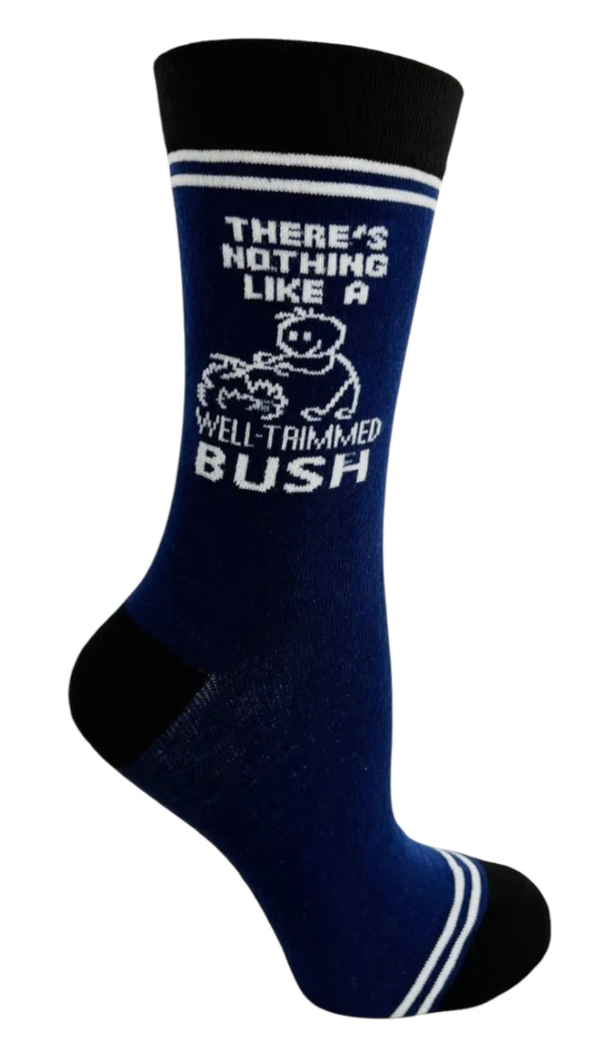 HEY NOW Brand By Fabdaz Unisex LANDSCAPER Socks THERE'S NOTHING LIKE A WELL TRIMMED BUSH - Novelty Socks And Slippers