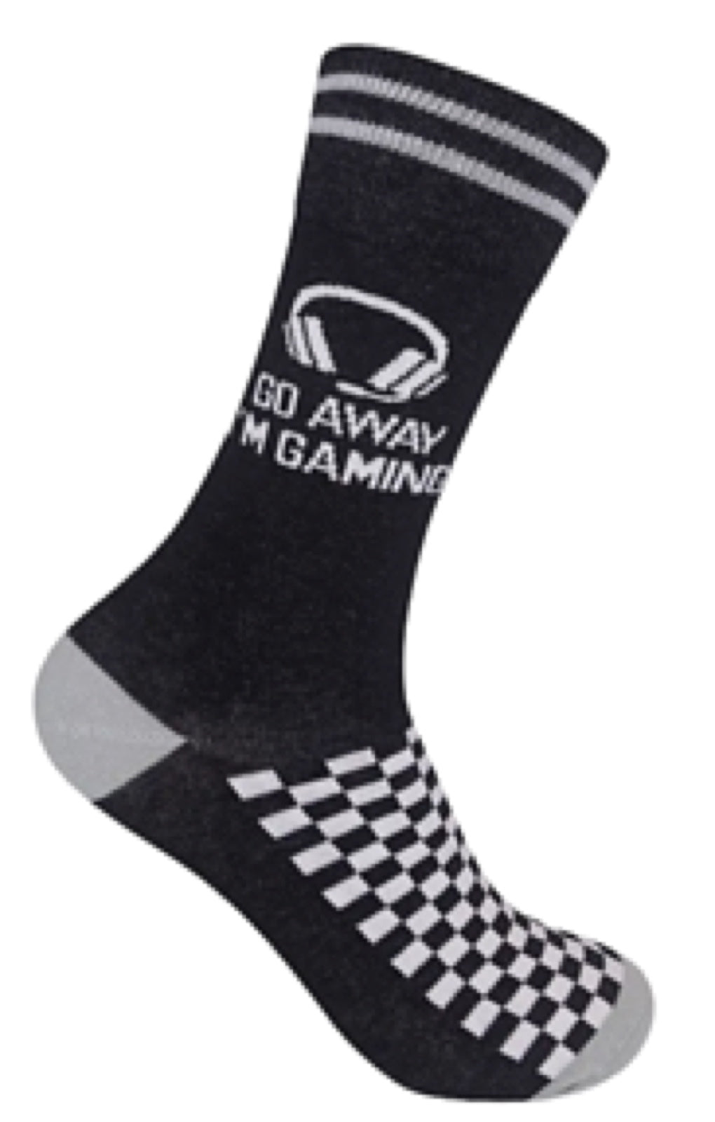 FUNATIC Brand Unisex ‘GO AWAY I’M GAMING’ Socks With HEADPHONES - Novelty Socks for Less