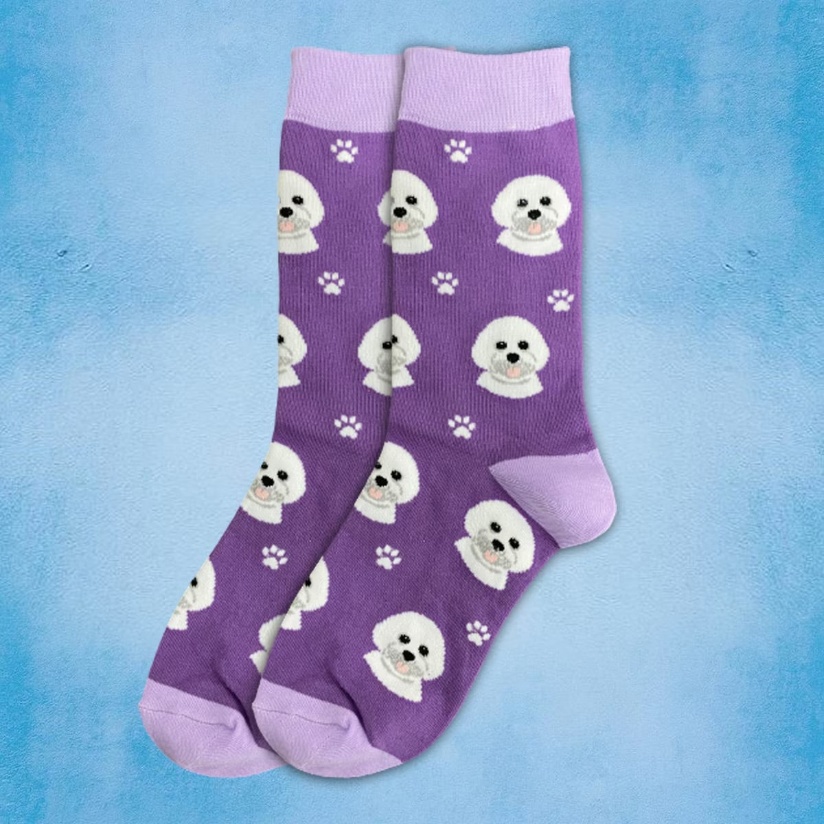 BICHON FRISE Dog Adult Unisex Socks By E&S Pets Choose Style