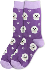 BICHON FRISE Dog Adult Unisex Socks By E&S Pets Choose Style