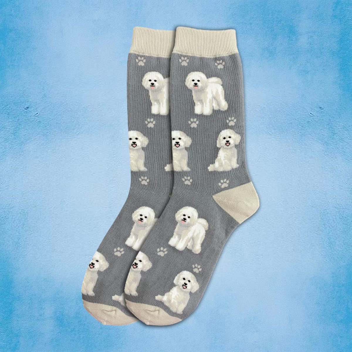 BICHON FRISE Dog Adult Unisex Socks By E&S Pets Choose Style