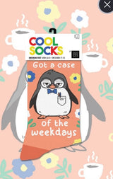 COOL SOCKS Brand Unisex GOT A CASE OF THE WEEKDAYS Socks Medium Feet - Novelty Socks And Slippers