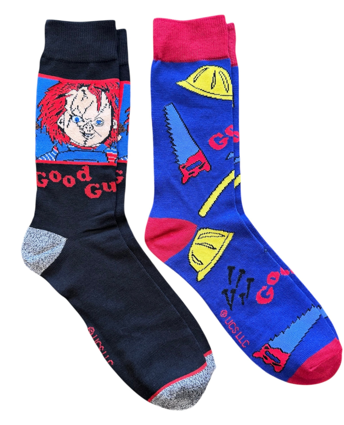 CHUCKY The Horror Movie Men’s 2 Pair Of Socks ‘GOOD GUY’ - Novelty Socks And Slippers