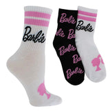 BARBIE DOLL Ladies 2 Pair Of Socks - Novelty Socks And Slippers