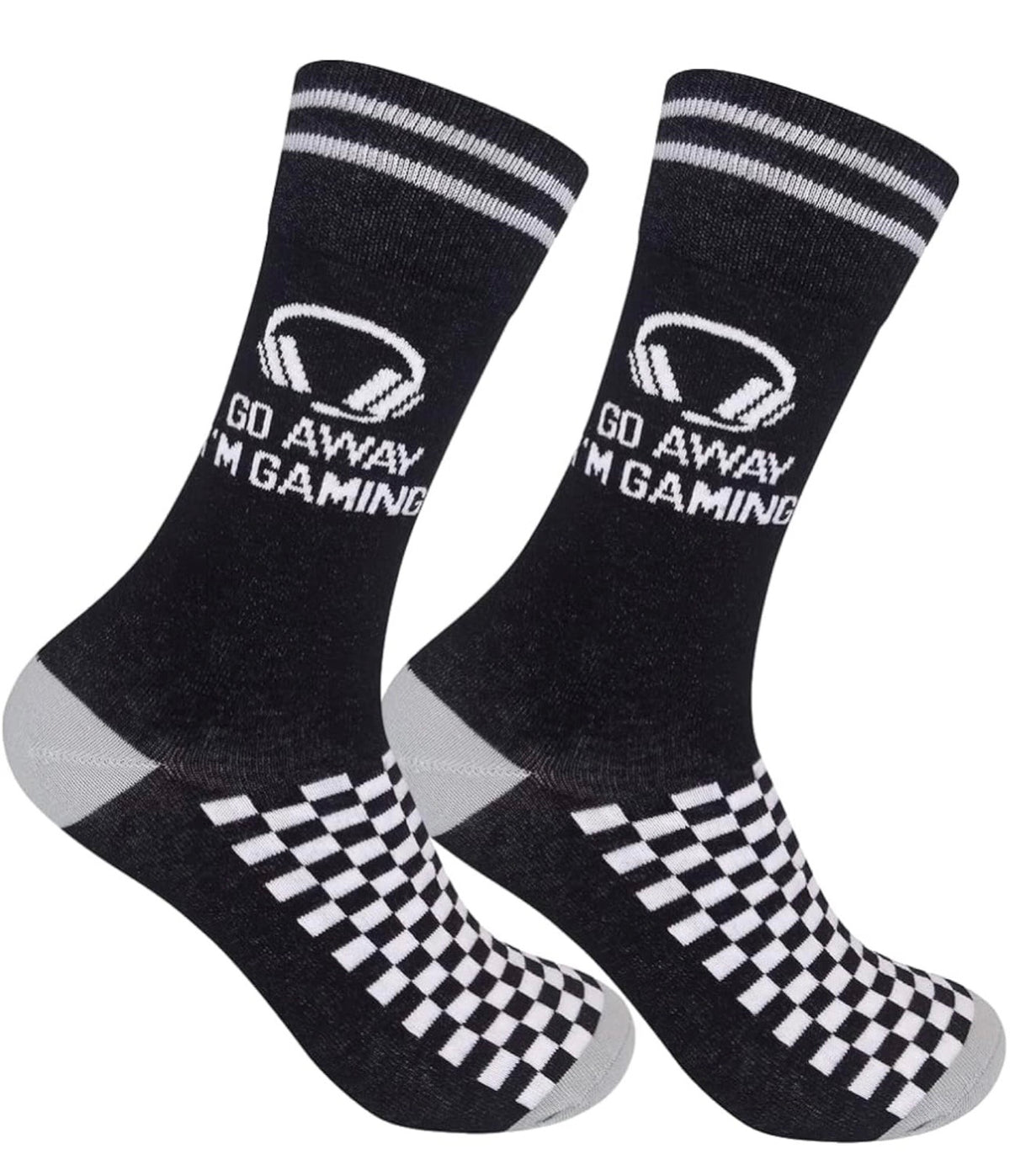 GO AWAY I’M GAMING Adult Unisex Socks FUNATIC Brand - Novelty Socks And Slippers