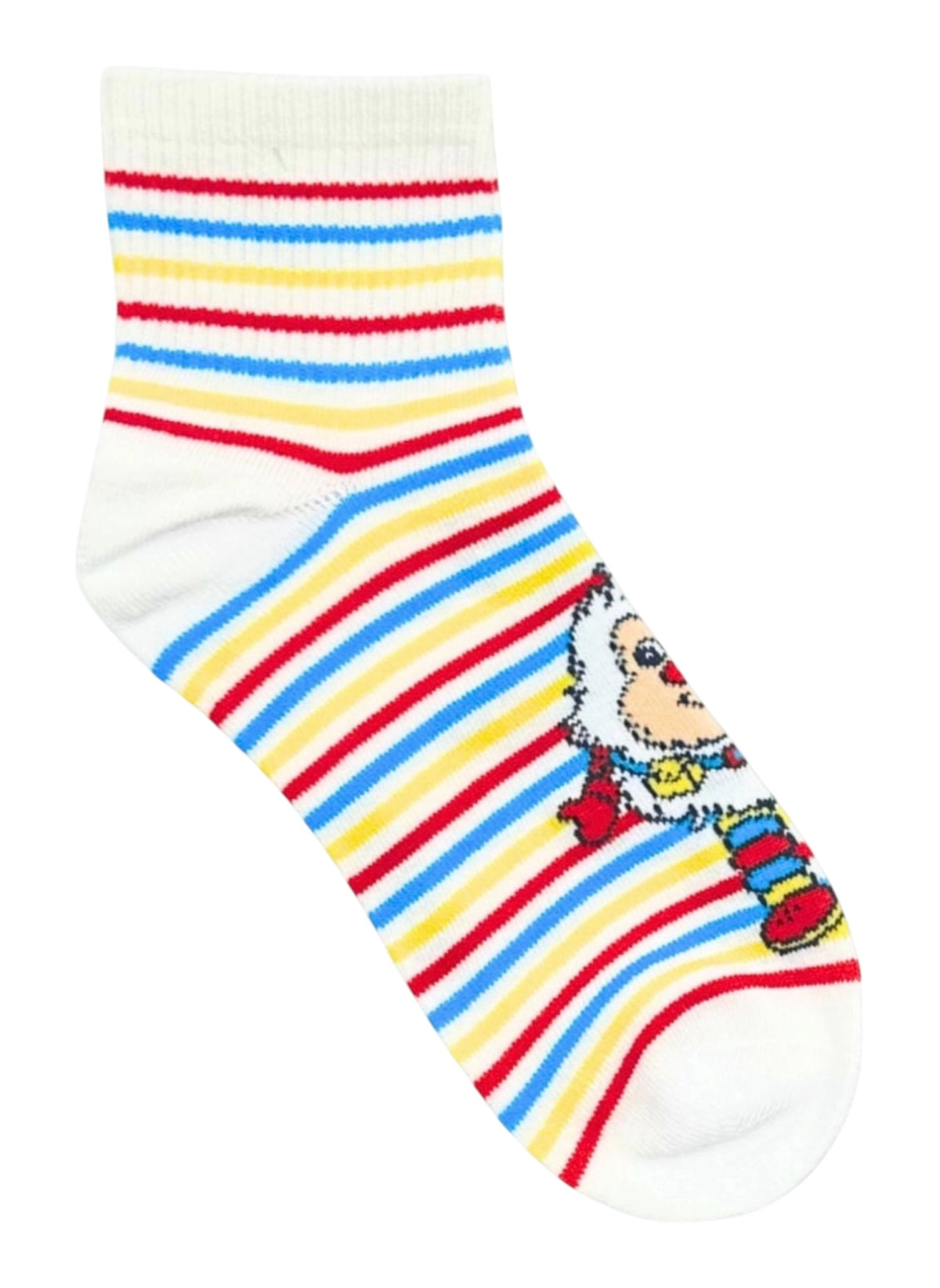 RAINBOW BRITE Ladies 2 Pair of Crew Socks MR. GLITTERS