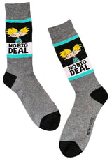 HEY ARNOLD Men’s Socks Says ‘NO BIG DEAL’ NICKELODEON - Novelty Socks And Slippers