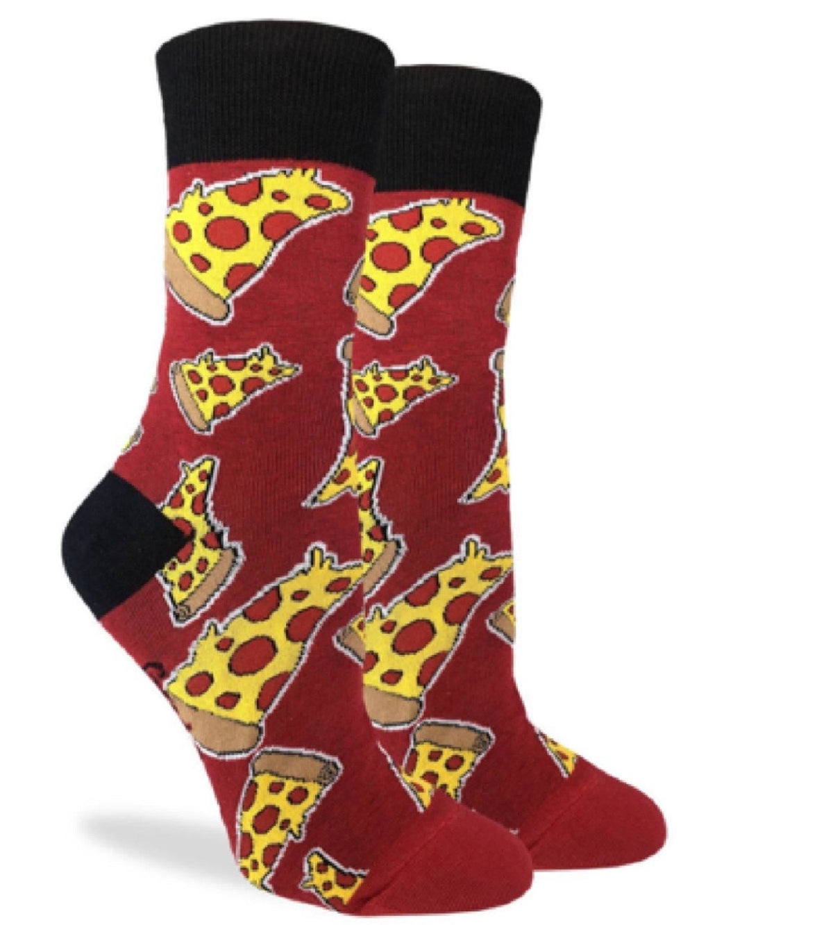 PIZZA & BEER Ladies SOCKS GOOD LUCK SOCK PIZZA SLICES & BEER ALL OVER (CHOOSE STYLE)