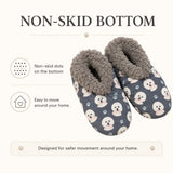 BICHON FRISE Dog Ladies Non-Skid Slippers Comfies Brand By E&S Pets