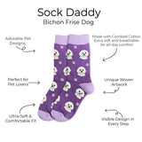 BICHON FRISE Dog Adult Unisex Socks By E&S Pets Choose Style