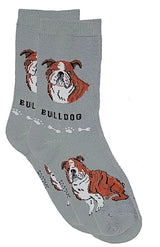 FOOZYS Brand Ladies BULLDOG Socks - Novelty Socks And Slippers