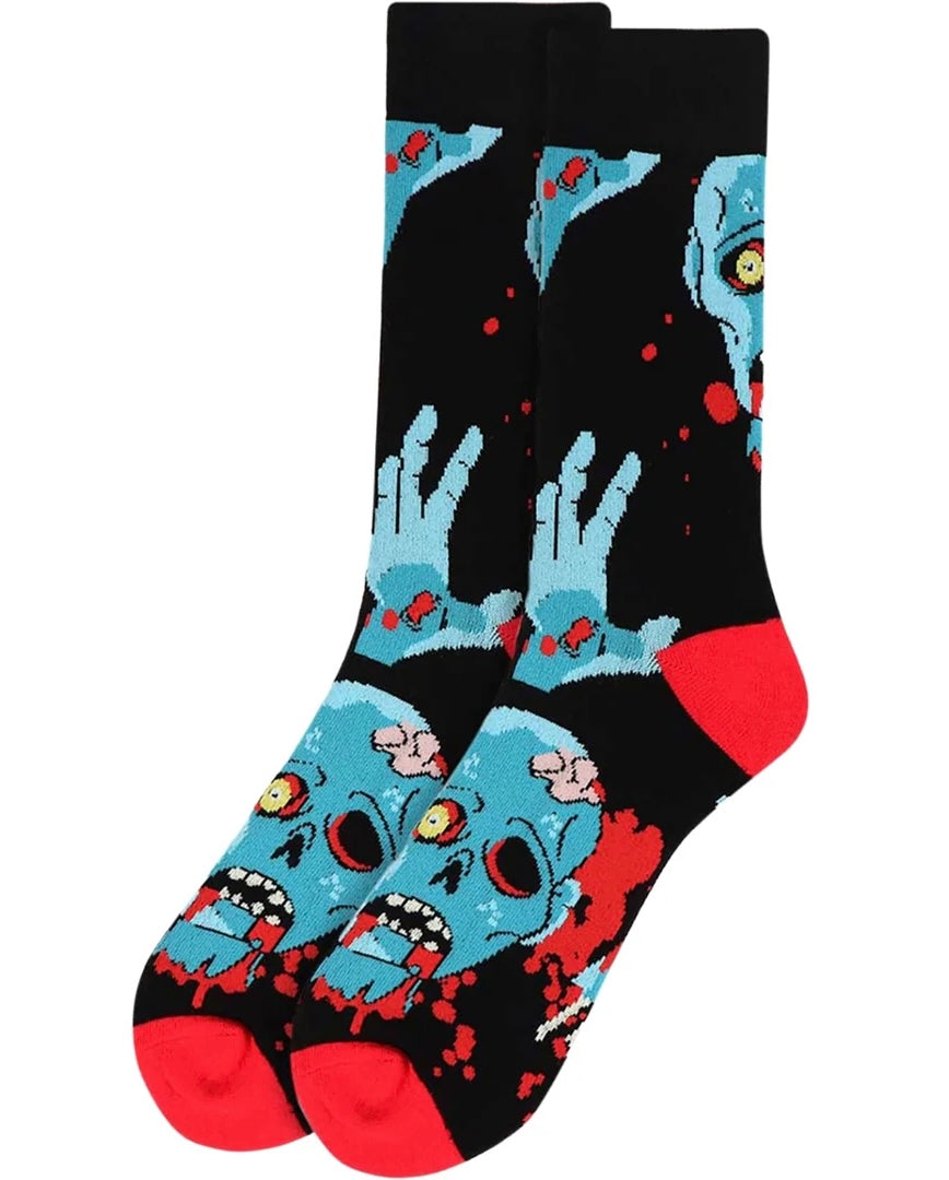 Halloween Men's Crew Socks Parquet Brand (CHOOSE FROM 15+ STYLES)