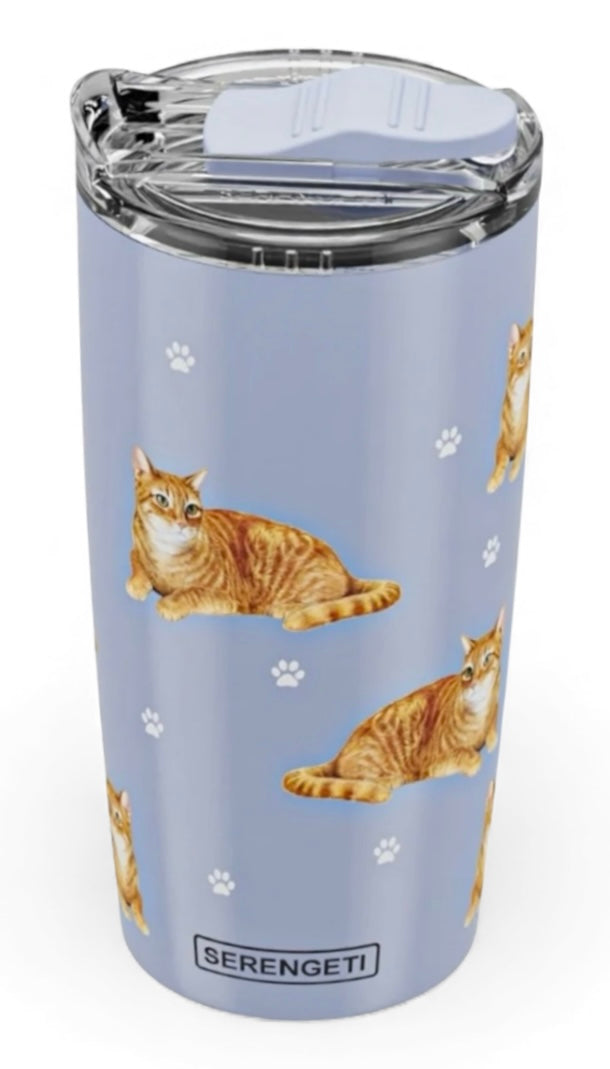 Dog & Cat Stainless Steel Ultimate 20 Oz. Hot & Cold Travel Mug Tumbler By E&S Pets (Choose From 40+ BREEDS) - Novelty Socks And Slippers