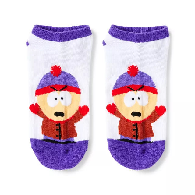 SOUTH PARK Ladies 5 Pair Of No Show Socks CARTMAN, WENDY, STAN - Novelty Socks And Slippers