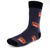 CASINO JACKPOT GAMBLING SLOT MACHINE Men’s Socks Parquet Brand (CHOOSE COLOR)