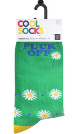 COOL SOCKS Brand Unisex FUCK OFF Socks - Novelty Socks And Slippers
