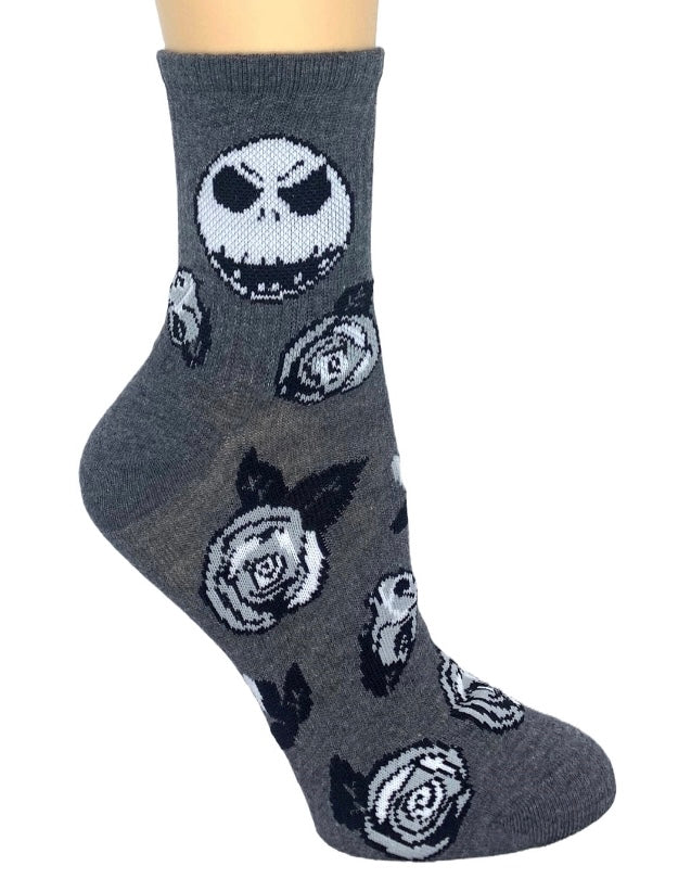 DISNEY NIGHTMARE BEFORE CHRISTMAS Ladies 2 Pair Of MOTHERS DAY Socks With JACK & SALLY - Novelty Socks And Slippers