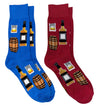 FOOZYS Brand Men’s BOURBON 2 Pair Of Socks - Novelty Socks And Slippers