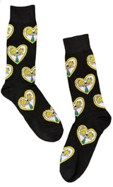 HEY ARNOLD Men’s Crew Socks Nickelodeon LOVE ARNOLD - Novelty Socks And Slippers
