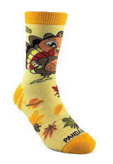 THANKSGIVING BIG TURKEY Unisex Kids Socks (Choose Size) Sock Panda Brand - Novelty Socks And Slippers