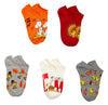 PEANUTS Ladies THANKSGIVING 5 Pair Of No Show Socks ‘BE THANKFUL’ (Choose Style)