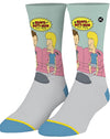 BEAVIS & BUTT-HEAD MEN’S COUCH SOCKS ODD SOX BRAND - Novelty Socks for Less