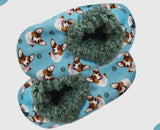 WELSH CORGI Dog Ladies Non-Slip Slippers COMFIES BRAND By E&S Pets - Novelty Socks And Slippers