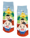 MESSY MOOSE Brand Unisex Baby HUMPTY DUMPTY Gripper Bottom Socks - Novelty Socks And Slippers