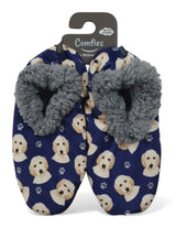 GOLDENDOODLE Dog Ladies Non-Slip Slippers COMFIES BRAND By E&S Pets - Novelty Socks And Slippers