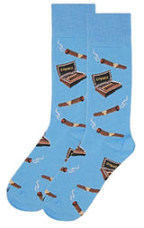Memoi Brand Men’s CIGAR Socks - Novelty Socks And Slippers