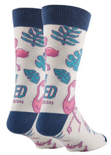 OOOH YEAH Brand Men’s RETIREMENT Socks ‘I’M RETIRED IT’S NOT MY PROBLEM ANYMORE’ ‘I’M FLOCKING RETIRED’ - Novelty Socks And Slippers
