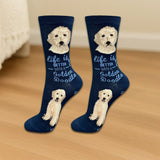 GOLDENDOODLE Dog Adult Unisex Socks By E&S Pets Choose Style