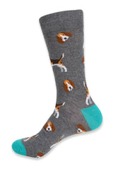 BEAGLE DOG Men's Socks Parquet Brand (Choose Color)