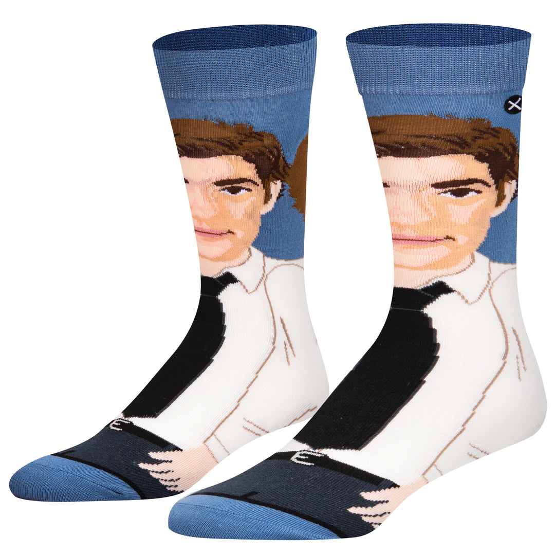 THE OFFICE TV SHOW Men’s JIM HALPERT 360 Socks ODD SOX Brand - Novelty Socks And Slippers