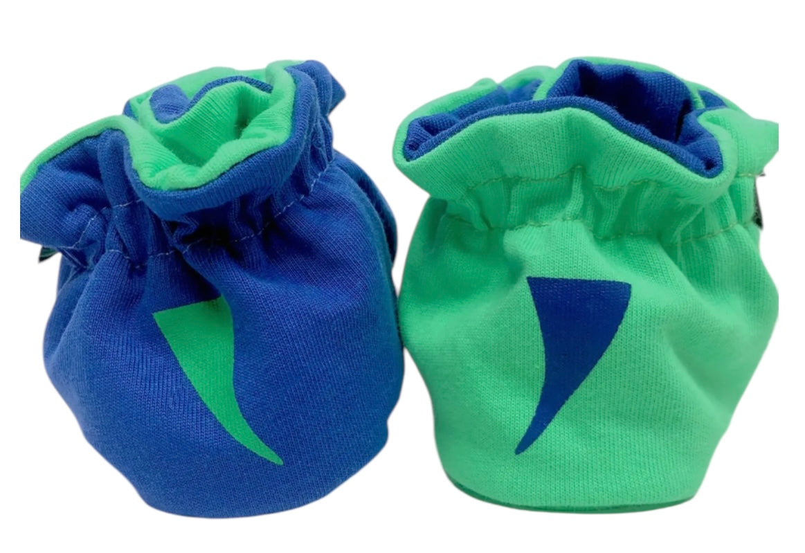 PALS SOCKS Brand Unisex T-REX & TRICERATOPS BABY BOOTIES (CHOOSE SIZE) - Novelty Socks And Slippers