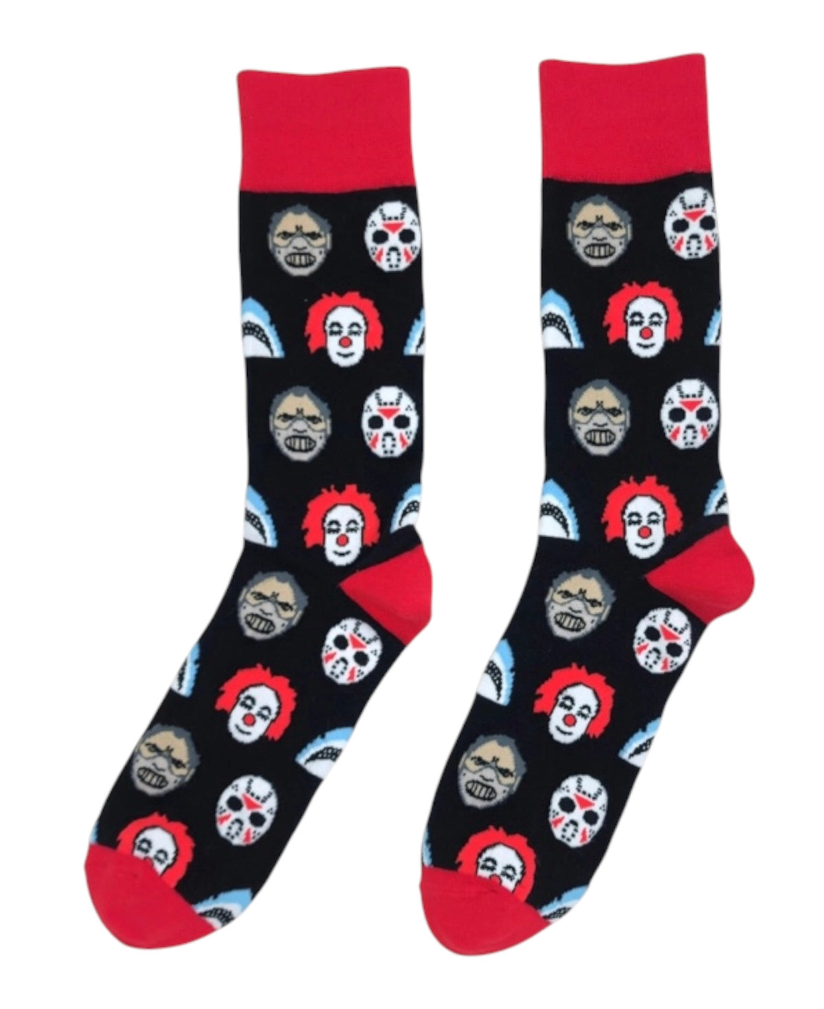 HORROR SHOW Adult Unisex SOCKS HANNIBAL LECTER, PENNYWISE HEADLINE BRAND