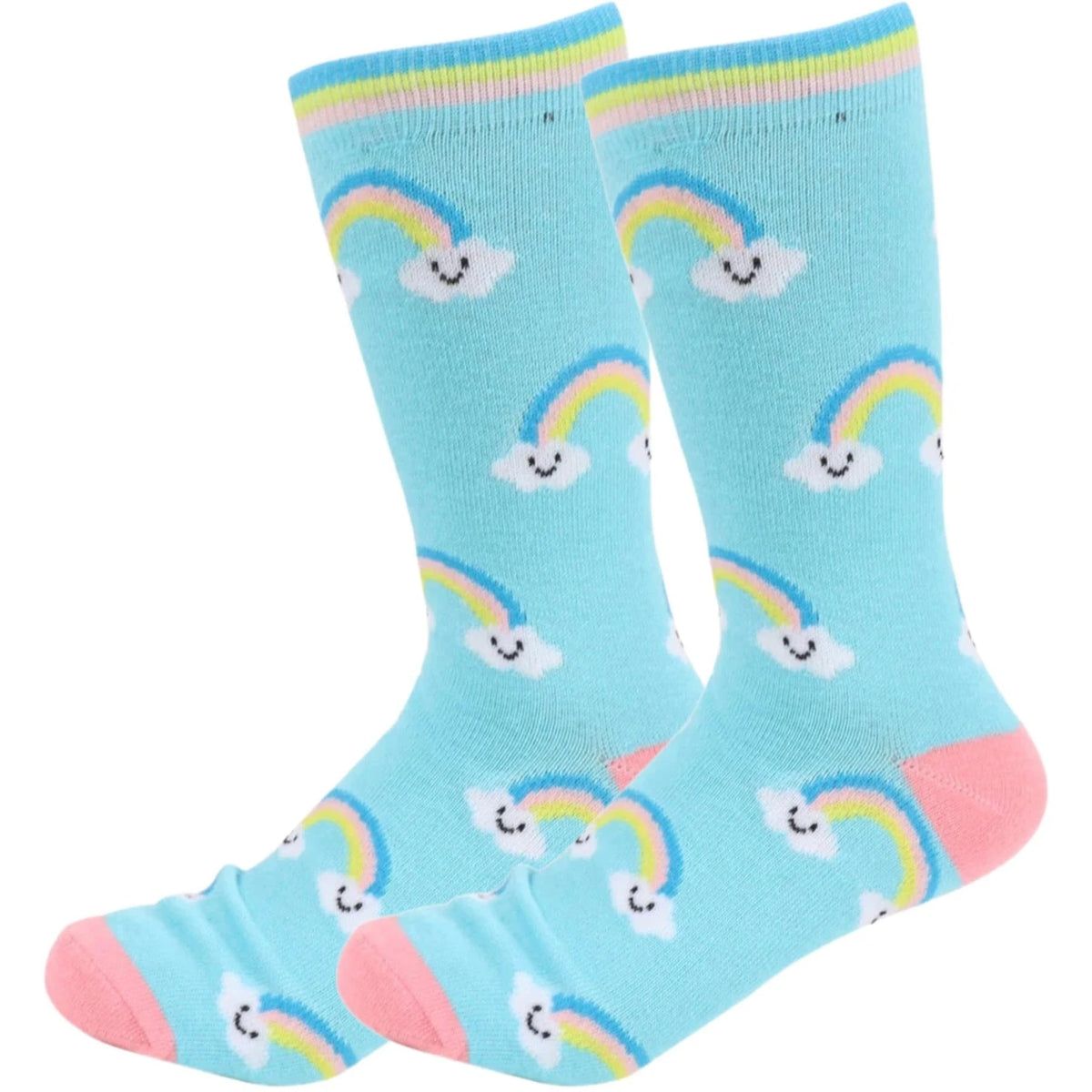 RAINBOWS & CLOUDS Ladies Socks Parquet Brand