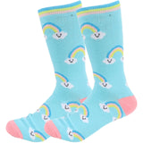 RAINBOWS & CLOUDS Ladies Socks Parquet Brand