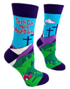 FABDAZ Brand Ladies RELIGIOUS Socks FAITH CAN MOVE MOUNTAINS - Novelty Socks And Slippers