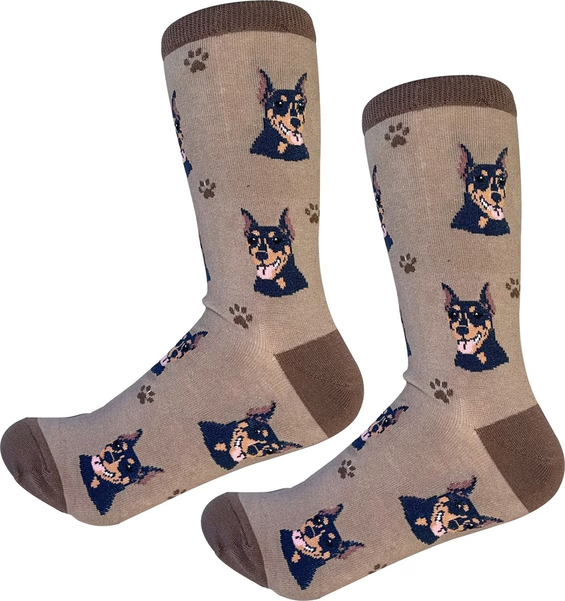 DOBERMAN Dog Adult Unisex Socks By E&S Pets Choose Style