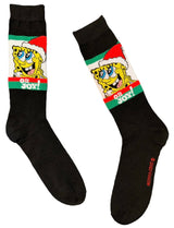 SPONGEBOB SQUAREPANTS CHRISTMAS Men's PATRICK Socks 'SO LIT' (Choose Xmas Style)
